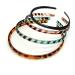 4 Pieces Skinny Plastic Headbands Plastic Plain Headbands Skinny DIY Hair Bands Slim Headbands Plastic Easy Headbands Smooth Headbands Can Be Used for Face Washing Daily Wear Etc(4 Colors)