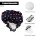 Reusable Waterproof Shower Cap for Women - Large Dog Paw Pattern 11.8in - Hair Protection Bath Cap - Buy Online on GoSupps.com
