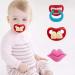 Shop Gothrain 6-Pack Cute Funny Lips Baby Pacifiers | Soft Silicone Designs for Christmas & Halloween Props - Buy Online on GoSupps.com