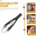 Didiseaon Retractable Eyebrow Tweezer Eyelash Curler Kit Eyebrow Professional Eyebrow Tweezer Kit Eyebrow Wax Eyelash Clip Makeup Tool Retractable Tweezer Miss Hair Puller Automatic 9.00X2.00X1.00CM As Shown - Buy Online on GoSupps.com