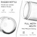 2 oz Glass Jars with Lids - 3 Pack Clear Small Jar with White Lids, Labels, Liners - 60 ml Cosmetic Containers for Sample, Powder, Cream, Spice - Buy Online on GoSupps.com