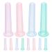 PRETYZOOM 12pcs Facial Cupping Set: Silicone Face Cupping Therapy - Skin Tightening Massage for Wrinkles Cellulite and Skin Care - Ideal for Face Neck and Eye Area