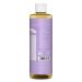 Dr. Bronner's Lavender Pure-Castile Liquid Soap 16oz - Organic Oils - 18-in-1 uses for Face, Body, Hair, Laundry, Pets & Dishes - Vegan & Non-GMO - Buy Online on GoSupps.com