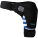 Predolo Neoprene Shoulder Support with Pressure Cushions | Compression Sleeves & Support Belt for Men & Women - Blue Left & Right Fit - Buy Online on GoSupps.com