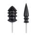 AUEAR, 2 Pack Leather Burnished Bits for Rotary Tools PU Leather Burnishing Tips for Clean Edges of Leather Craft Projects 2 Pack Style a