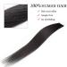 SEGO 50cm Tape Extensions - 100% Remy Real Hair 25g Adhesive Hairpieces Straight - 10pcs Black #1 for International Shipping - Buy Online on GoSupps.com
