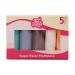 Funcakes Fondant Multipack-Boho Chic: Easy to use smooth flexible soft and flexible perfect for decorating cakes halal kosher and gluten-free.5 colors 5 x 100 g Boho Colors