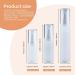 LONGWAY 1oz Airless Cosmetic Cream Pump Bottle (Pack of 6) Travel Size Refillable Containers for Shampoo Frosted Translucent - Buy Online on GoSupps.com
