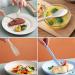 4 Sets Wheat Straw Portable Reusable Cutlery | Eco-Friendly Tableware for Travel, Picnic, Camping | Includes Spoon, Knife, Fork | Adult & Daily Use | 4 Colors - Buy Online on GoSupps.com
