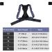 Men Women Posture Corrector Back Support Belt Clavicle Spine Lumbar Brace Corset Posture Correction Stop Slouching Back Trainer-Medium_Black (Black M) lofty ambition Black S - Buy Online on GoSupps.com