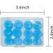 Buy Reusable Waterproof Silicone Earplugs - Noise Suppression for Sleep Concerts Shooting | 12 Pairs International Shipping - Buy Online on GoSupps.com