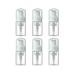 Incetue 6 pieces of empty foam dispenser 30 ml mini foaming pump donor plastic pumping bags refillable portable liquid donor bottle clear small travel bottles for cosmetics eyelash shampoo