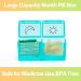 Yewltvep Monthly Pill Organizer - 2X Daily 30-Day Medication Tracker with Travel Case 32 Compartments - Convenient White Pill Box - Buy Online on GoSupps.com