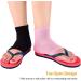 Moisturizing Gel Heel Socks - 2 Pairs Black & Pink - Relieve Heel Pain, Soft & Comfortable for Day and Night Care - Suitable for Men and Women - Buy Online on GoSupps.com