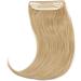 One Piece Bang Fringe Clip In Two Sides Hair Extensions Bang Cute Hairpiece Straight Invisible Women Beauty - Ash Blonde - Buy Online on GoSupps.com