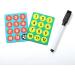 Football Coaching Board Tactical Magnetic Kit with Marker Pen and Zipper Bag - Buy Online on GoSupps.com