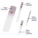 Shop Bona Fide Beauty Handmade Czech Glass Manicure Pedicure Gift Set - 4PC Rose Gold Set with Foot File Cuticle Pusher Mini & Regular Nail File - Perfect Gift for Women | International Shipping Available - Buy Online on GoSupps.com