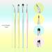 Multicolor Eyeliner Brush Set - Ultra Fine Synthetic Bristles for Precision Makeup Application - Buy Online on GoSupps.com