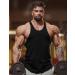 Babioboa Men's Tank Top 3 Pack - Gym & Fitness Sleeveless Shirts in Black Gray & Peacock Blue | Functional Stringer Armpit Design - Size L - Buy Online on GoSupps.com