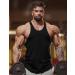 Babioboa Men's 3 Pack Gym Workout Tank Tops - X-Large Black/Grey/Red - Buy Online on GoSupps.com