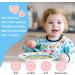 Vicloon Silicone Baby Spoon and Fork Set for Self-Feeding | 2 Pcs Weaning Utensils for Infant Toddler Children | First Led Training | 6 Months and Up | Red & Blue Color Contrast - Buy Online on GoSupps.com