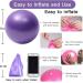 XIECCX Mini Yoga Ball 9 Inch - Home Exercise Pilates Therapy Balance Ball for Core Training - A-purple - Buy Online on GoSupps.com