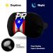 Puerto Rico Flag Sleep Mask - Adjustable Eye Shade for Travel and Sleeping - Buy Online on GoSupps.com