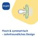 Mam Air Night Silicone Pacifiers Set of 2 - Tooth-Friendly Lightweight & Bright Design for Babies 6-16 Months - Includes Pacifier Box - Buy Online on GoSupps.com