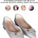 4 Pairs Heel Pads for Big Shoes | Women's Heel Grips & Comfort Inserts | Blister Prevention & Cushioning | Beige Shoe Fillers - Buy Online on GoSupps.com