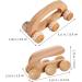 Magiclulu 2-Piece Wood Massage Roller | Back Massager & Foot Massage Device for Deep Tissue Relief - Buy Online on GoSupps.com