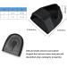 Plantar Fasciitis Heel Cups - Relief for Achilles Tendonitis & Heel Pain | Adjustable Heel Pads - Black, Size S (3-6.5UK) - Buy Online on GoSupps.com