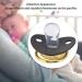 Personalized Bling Pacifier - Shiny Heart-Shaped Rhinestone Baby Nipple | Soft Light Newborn Gift - Black - Buy Online on GoSupps.com