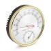 Hygro-Thermometer for Sauna Rooms - Metal Dial 11x11x4 cm | Accurate Temperature & Humidity Measurement - Buy Online on GoSupps.com