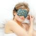 Yoga Bull Terrier Dogs Sleep Mask - Adjustable Strap for Sleeping, Blocking Light - Men Women Night Travel Nap Blindfold - Buy Online on GoSupps.com