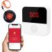 Chunhee Seniors Notruf Tuya WiFi Smart emergency bell Alert System for older patients Disabled children 1 SOS emergency button 1 recipient (only supported 2.4GHz Wi-Fi) 1*button + 1*recipient