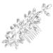 MAGICLULU Crystal Hair Accessories Bridal Hair Comb Decorative Hair Side Comb Hair Accessories for Wedding Rhinestone Hair Accessories Rhinestone Hair Comb for Bridal Wedding Bride Hair Comb