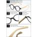 Shop Retro Round Reading Glasses | Vintage Style Wood & Plastic | Unisex Visual Aid +1.0 to +4.0 - Buy Online on GoSupps.com