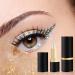 Matte Quick-Dry Eyeliner 2024 New Black Gel Eyeliner Pencil Set Natural Cream Eye Liner Waterproof Smudge Proof Long-Lasting Gel Eye Liner Makeup (Brown) - Buy Online on GoSupps.com