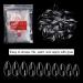 Noverlife 1200PCS Short Mountain Peak False Nail Tips - Full Cover Acrylic Nail Tips for Salon & DIY Nail Art Design - Buy Online on GoSupps.com