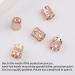 Rose Gold Loc Jewelry Set - 25Pcs Hair Accessories for Women with Metal Clips - Style 16 - Buy Online on GoSupps.com