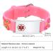 XUANPAI Personalized Safety Wristband Bracelet for Kids - Waterproof Cartoon Style Child ID Bracelet in Pink - Emergency Contact & Medical Info - Boys Girls Teens - Buy Online on GoSupps.com