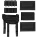 AIRSSON Tactical Rifle Cheek Rest Holder with Molle Pouch for Grid Shells, Adjustable Cheek Pad - Black - Buy Online on GoSupps.com