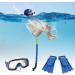 Kids' Herbalcandybox Swimming & Diving Set with Snorkel, Fins, and Scuba Eyeglasses - Buy Online on GoSupps.com
