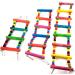 Ladder Bird Toys for Parrots and Small Pets - Wooden Cage Swing & Perch Trainning Toy with 10 Ladders - Buy Online on GoSupps.com