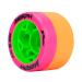 Reckless Radar Wheels - Morph - 4 Pack of 38mm x 59mm Dual-Hardness Roller Skate Wheels Magenta/Orange
