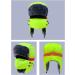 Trooper Trapper Hat for Men & Women | Russian Ushanka Ski Hunting Hat | Windproof Bomber Fur Hat with Earflaps & Mask | Orange with Reflective Strip - Buy Online on GoSupps.com