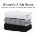 CHARMKING 8 Pairs Women's Non Slip Ankle Socks - Cotton No Show Low Cut Casual Socks (Black/White/Grey) - Buy Online on GoSupps.com