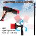 Telescopic Window Cleaner Professional Set Window Cleaning Rod 3.6-10.8M Telescopic Rod Aluminum Telescopic Rod Glass Cleaning photovoltaic Panel 36FT/10.8M - Buy Online on GoSupps.com