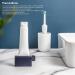 Toothpaste Squeezer Tube Roller | No Punching Toothpaste Tube Squeezer - Toothpaste Squeezers Holder Rotate Toothpaste Dispenser for Bathroom Stone Blue - Buy Online on GoSupps.com