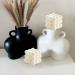 2PCS Vanilla Scented Bubble Cube Candles - Soy Wax, Aesthetic Design for Home Office Decor - Danish Pastel Trendy Room Accents - Buy Online on GoSupps.com